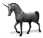 unicorno grigio.gif